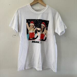 Mean Girls Movie Christmas Short Sleeve Shirt Size Medium Regina George‎